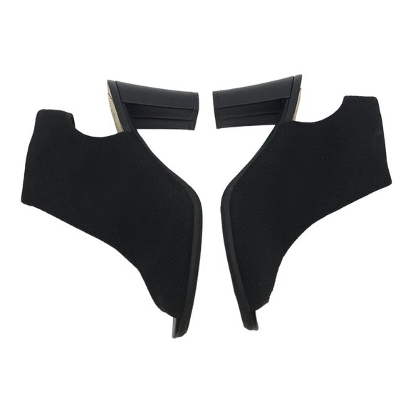 LifeStride Alita Block Heel Open Toe Ankle Boots Womens US 10 UK 8 EU 40 Black - Picture 3 of 11